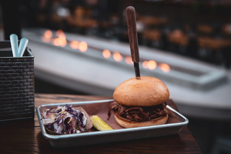 4 rivers pulled pork shoulder smoked